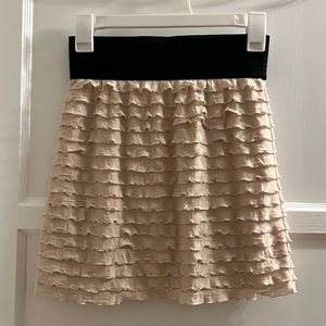 Express ruffles mini skirt